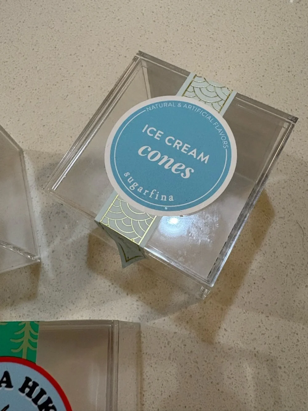 Empty Sugarfina Acrylic Clear Boxes- 3